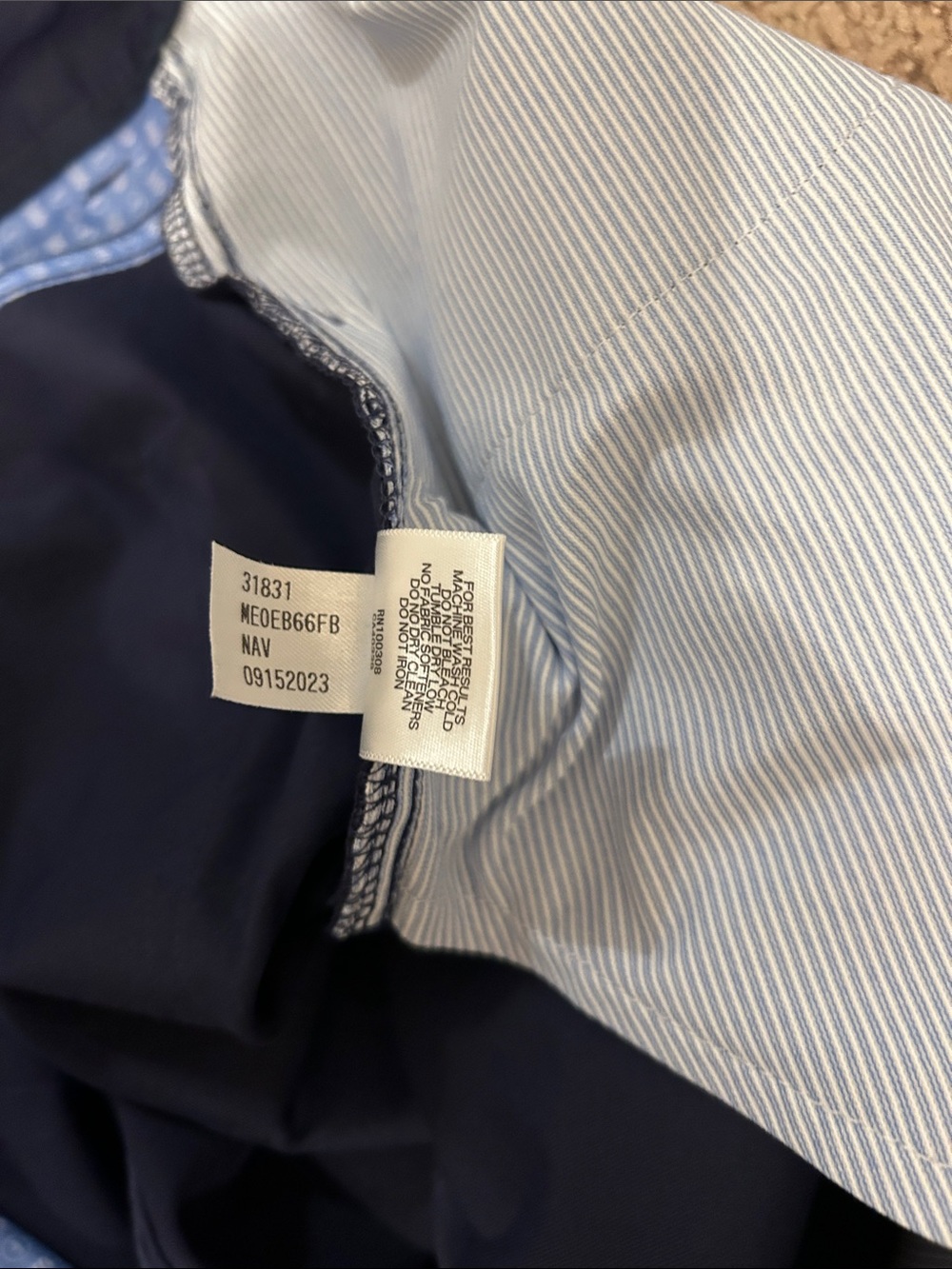 Peter Millar EB66 Performance Five-Pocket Pants – Navy 36/30 size - Picture 6 of 6